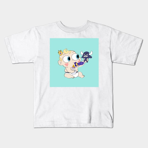 Baby star Kids T-Shirt by Enami